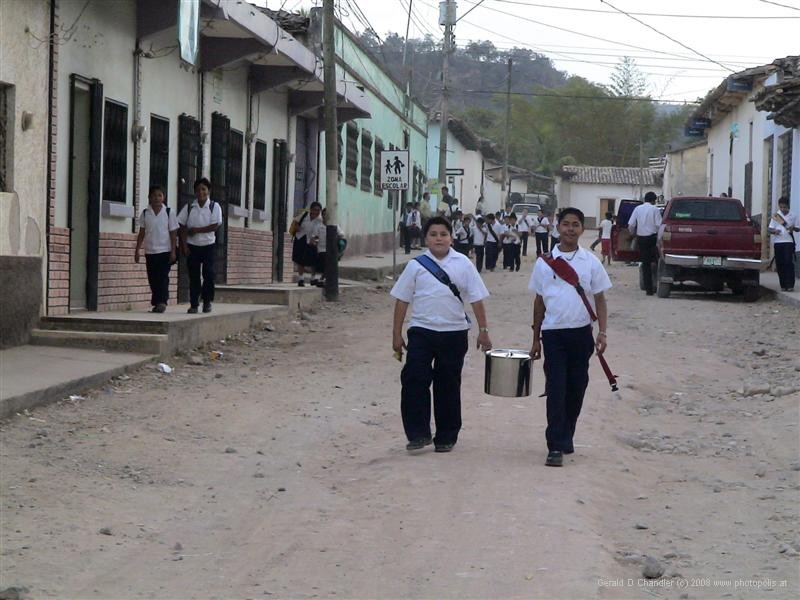 Children leaving school