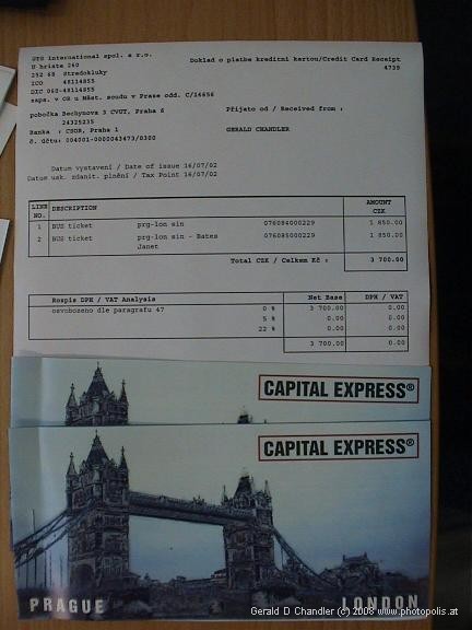 Prague to London Bus tickets