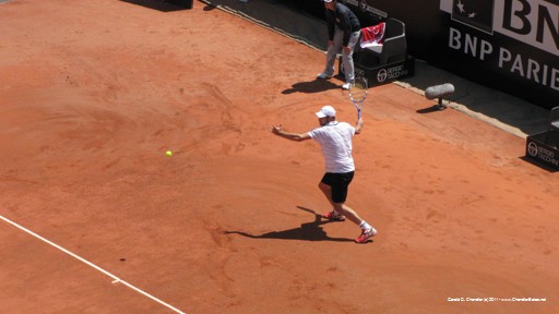 Roddick about to return