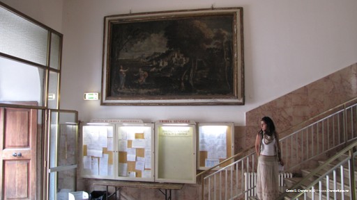 University stairwell