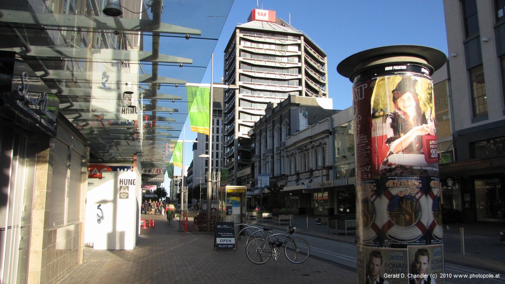 CBD Pedestrian Street with new tramlines