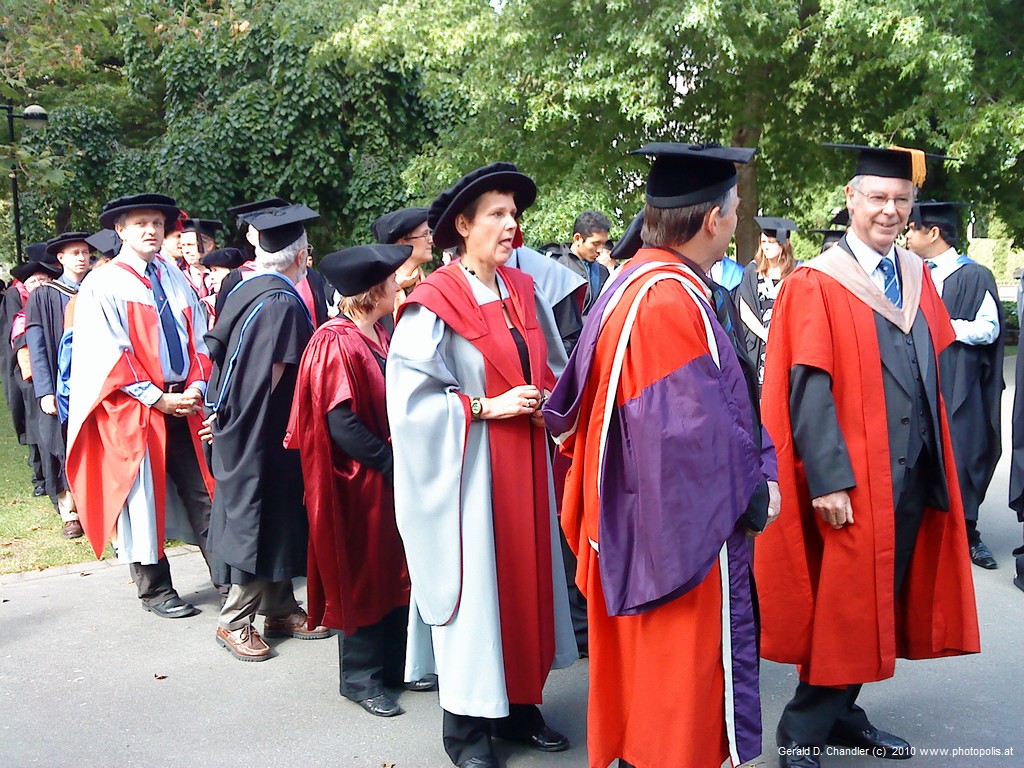 Preparing for Commencement Walk