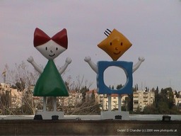 Modern Art - Girl and Boy Statutes
