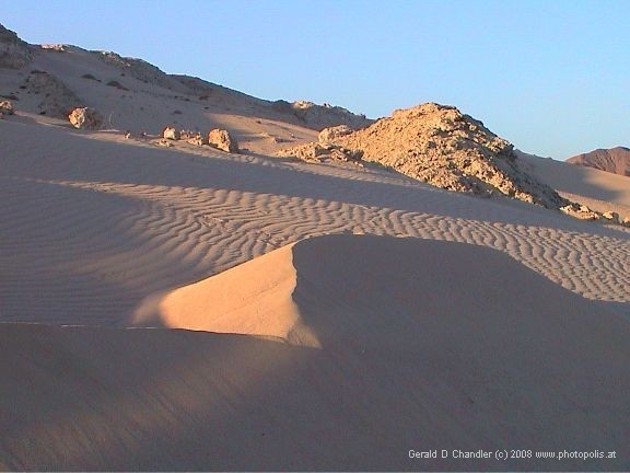 Sand Dunes between Ras Mohamed and Sharm El Sheikh