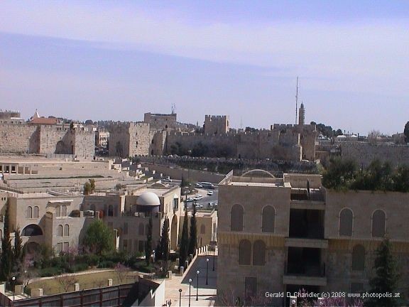 Jewish Quarter toward Western Wall