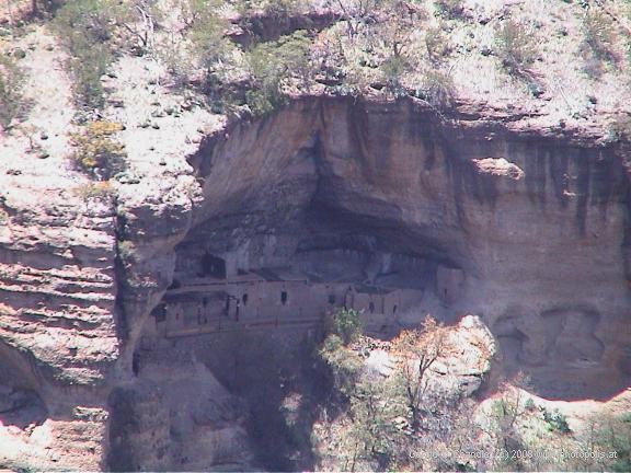 Far view of Cueva de la Ventana