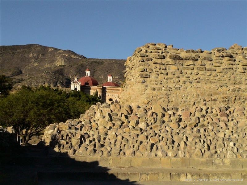 Mitla Church near ruins