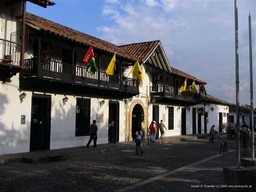 Colonial building on main square