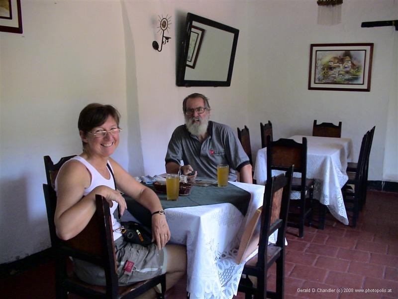 Taking a late lunch at Restaurante des las ??