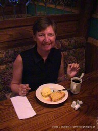 Jan Bates, Marie Calendar restaurant